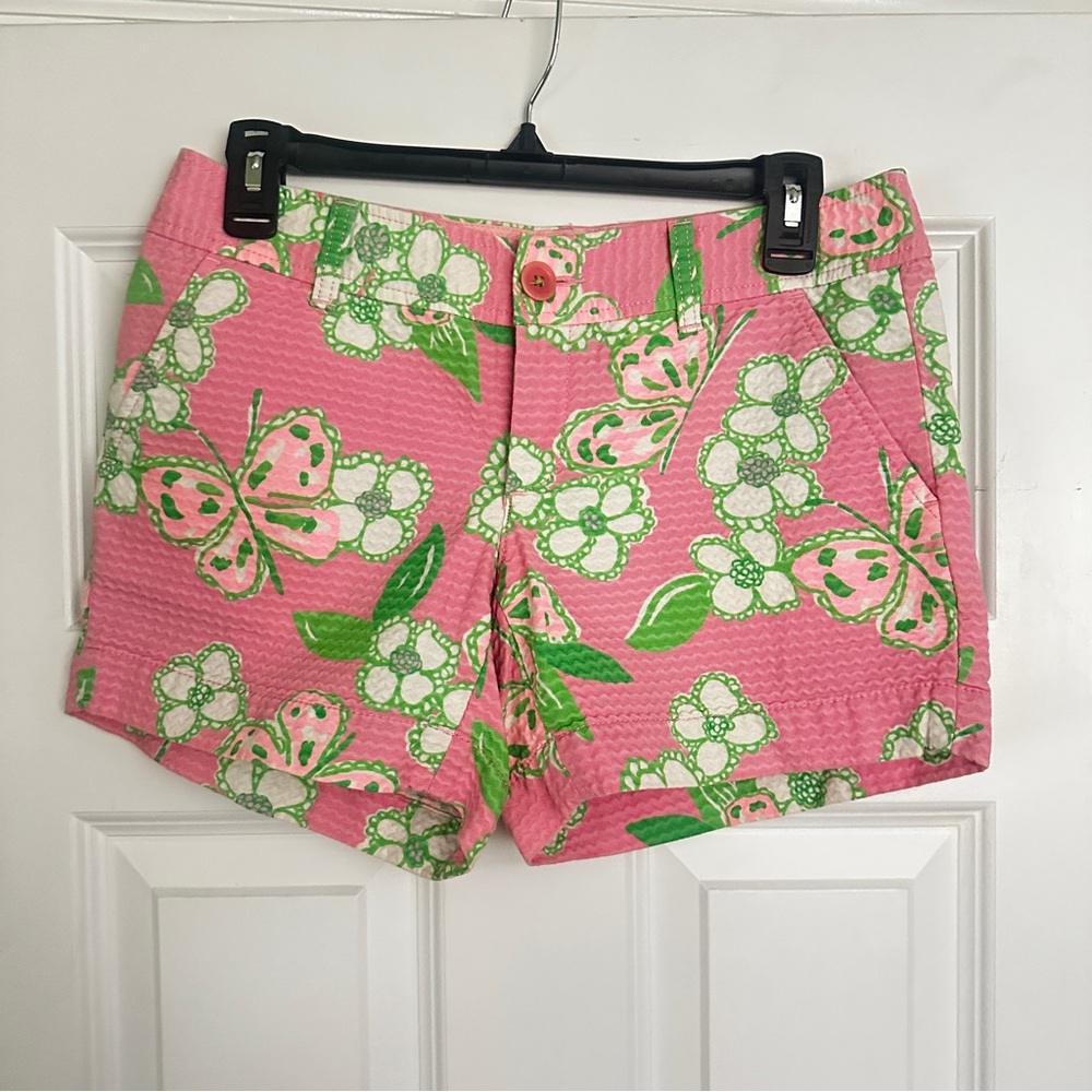 Lily Pulitzer Callahan Short “Pretty Pink Tootie” Size 2